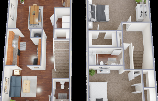 2 beds, 1.5 baths, 1,365 sqft, $1,474