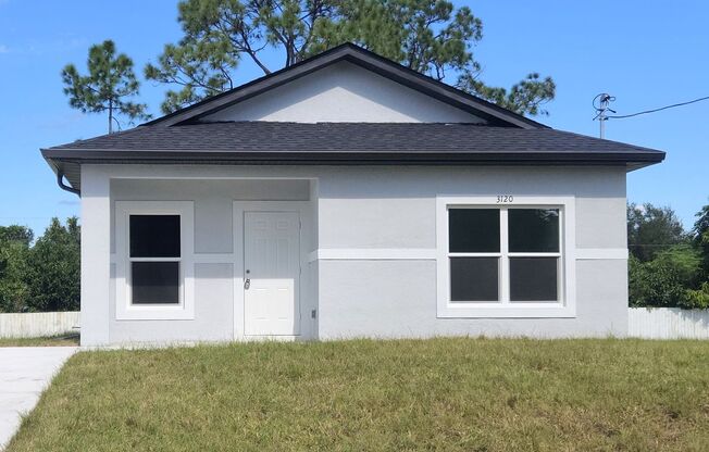 BRAND NEW TWO BEDROOM ONE BATH SINGLE FAMILY HOME-SW LEHIGH ACRES