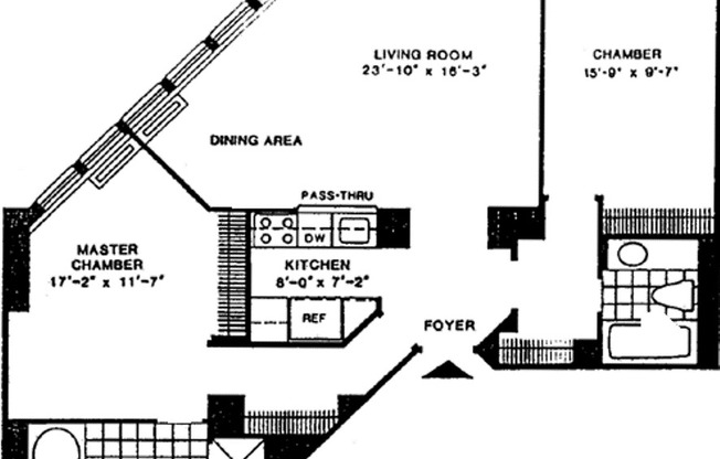 2 beds, 2 baths, 1,061 sqft, $7,650, Unit 6003