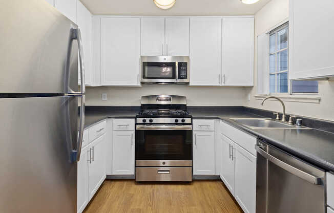 Kitchen with Stainless Steel Appliances