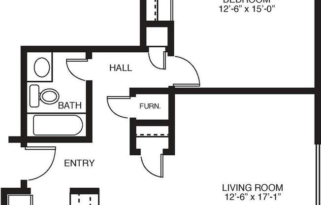 1 bed, 1 bath, 740 sqft, $965, Unit BC-30