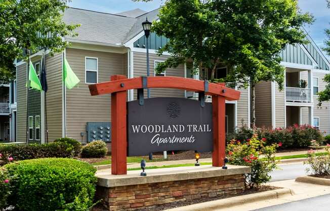 Property Signage at Woodland Trail, LaGrange, Georgia