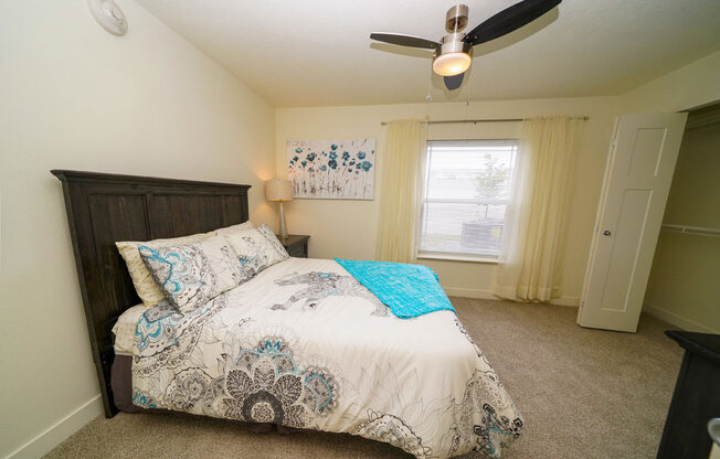 Beautiful Bright Bedroom With Wide Windows at The Reserve at Destination Pointe, Grimes, IA, 50111
