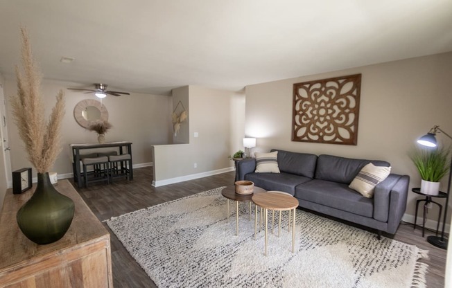 living room and dining area at Aspen Village, Cincinnati, OH