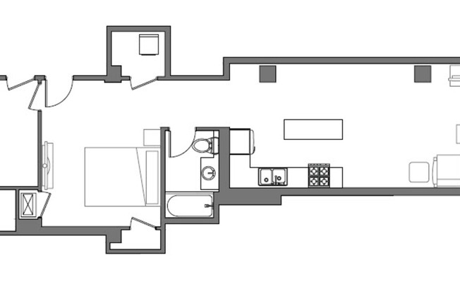 1 bed, 1 bath, 1,065 sqft, $6,100
