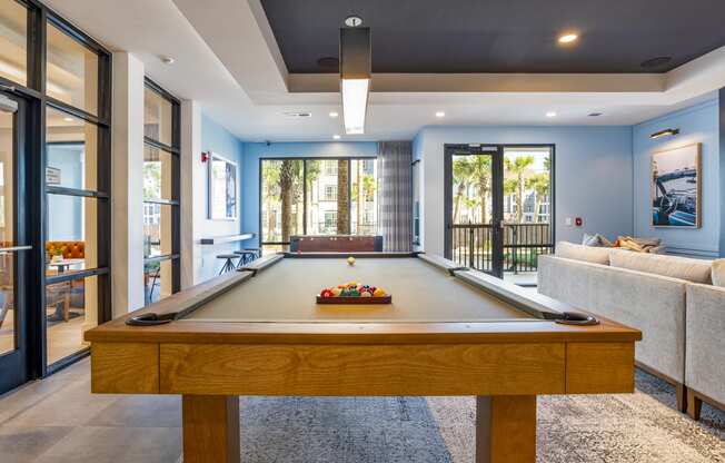 Game Room With Billiards at Alta Longwood, Florida, 32750