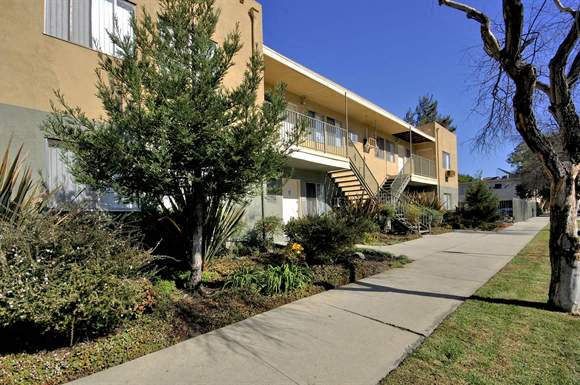 Atrium Court exterior building sidewalk