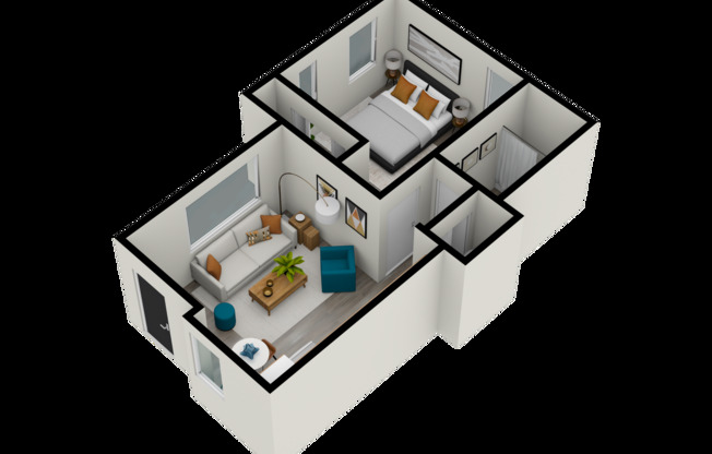 1 bed, 1 bath, 473 sqft, $1,549, Unit 306