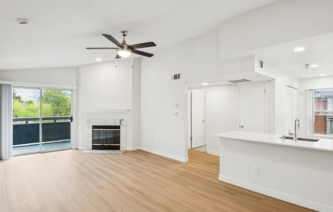 Living Room with Hard Surface Flooring