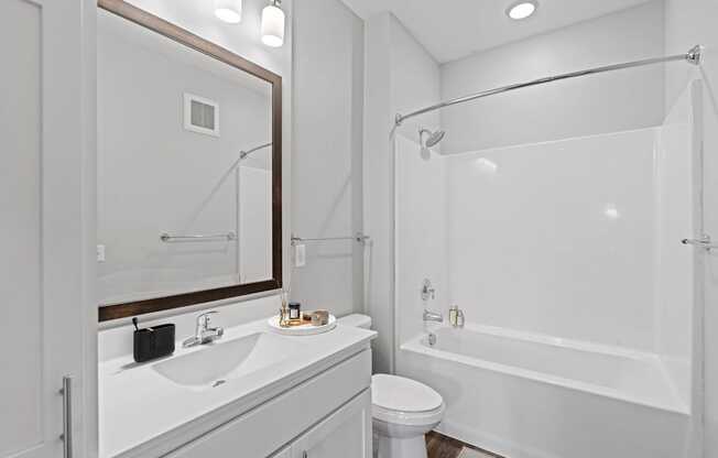 Bathroom with Modern Finishes