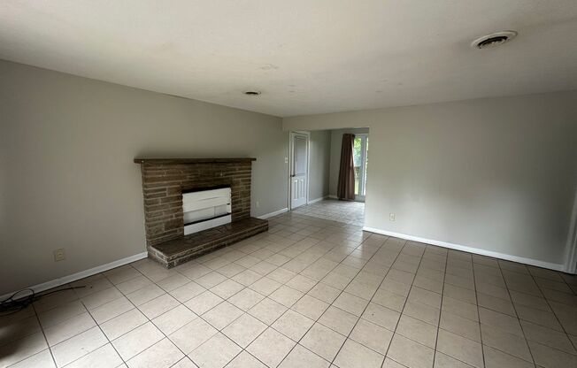 ONE LEVEL BRICK RANCHER WITH EXTRA LARGE LOT