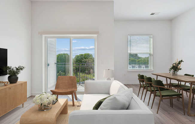 Living Room with Hard Surface Flooring