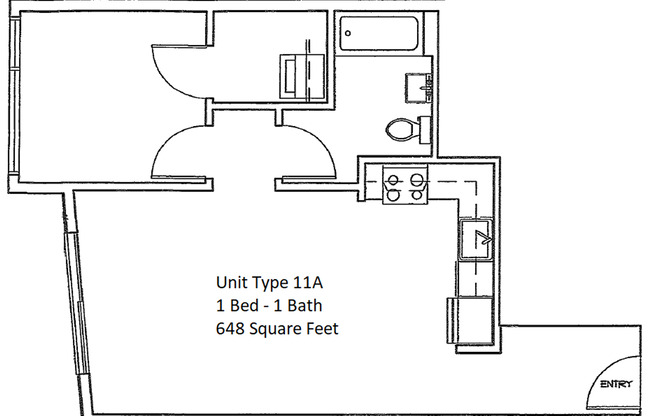 1 bed, 1 bath, 648 sqft, $1,899, Unit Unit 301