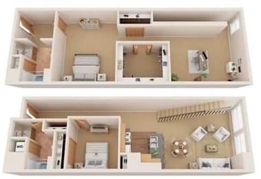 2 beds, 2 baths, 1,552 sqft, $2,204