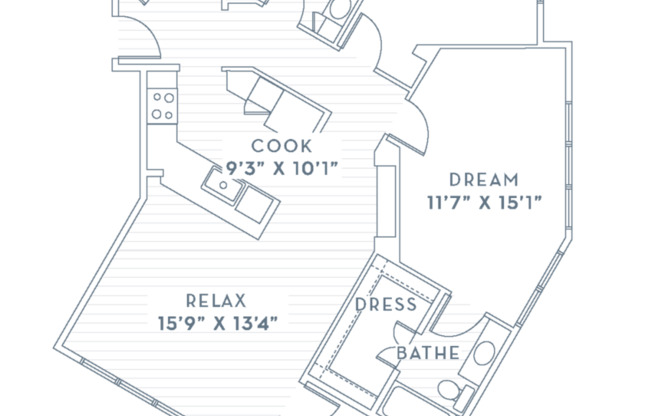 2 beds, 2 baths, 1,203 sqft, $2,145