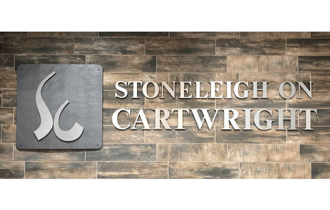 Logo at Stoneleigh on Cartwright Apartments, J Street Property Services, Balch Springs, 75180