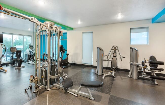 Weight Machines at Arcadia Apartments