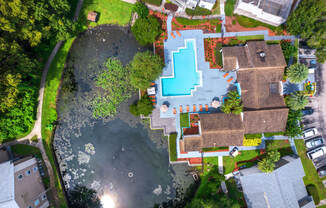 Aerial Pool View at Village Springs, Orlando, Florida