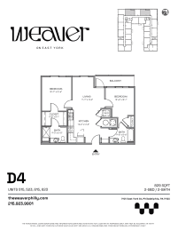 2 beds, 2 baths, 829 sqft, $2,400