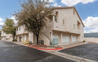 Two bedroom unit on second floor of gated Silverado Ranch community with pool/spa and exercise room.