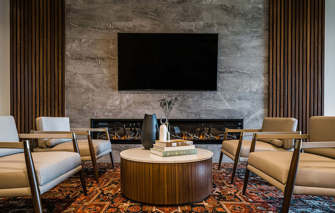 Fireplace Lounge at The Colony, Charlotte