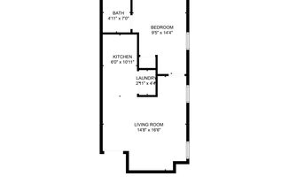 1 bed, 1 bath, $1,382, Unit 14