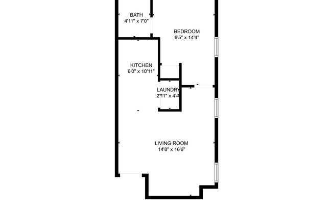 1 bed, 1 bath, $1,382, Unit 14