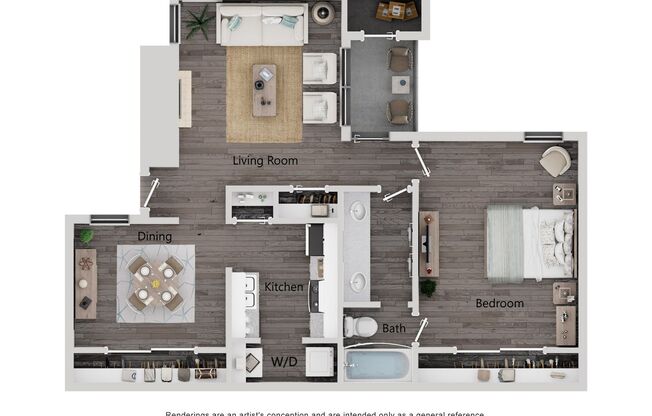 1 bed, 1 bath, 771 sqft, $1,160, Unit 1006