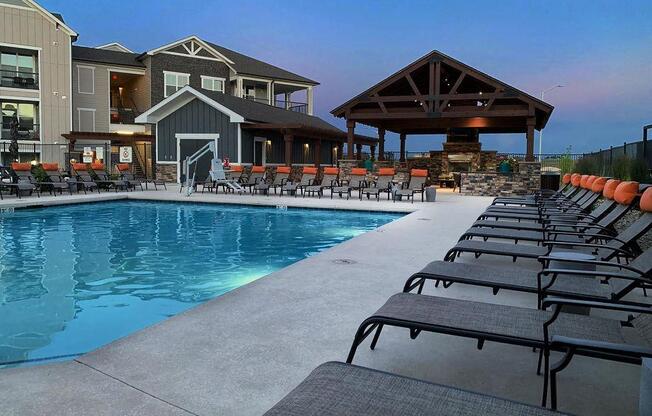 Pool And Sundecks at Watermark at Harvest Junction, Longmont, 80501