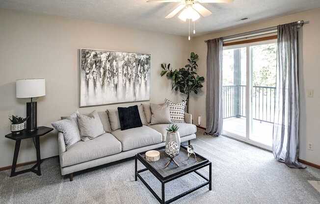 One- two- and three-bedroom apartment homes featuring amenities like three pools, fitness center, basketball court and much more at The Pointe in La Vista, NE