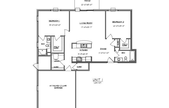 2 beds, 2 baths, 1,300 sqft, $1,855, Unit 811