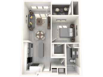 1 bed, 1 bath, 678 sqft, $1,570