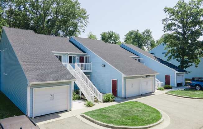 Universally Attached And Detached Garages at Raleigh House Apartments, MRD Apartments, East Lansing, 48823