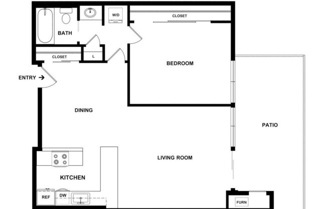 1 bed, 1 bath, 767 sqft, $3,210