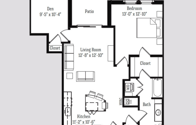 2 beds, 1 bath, 931 sqft, $2,100, Unit 8333 Globe Drive - 311