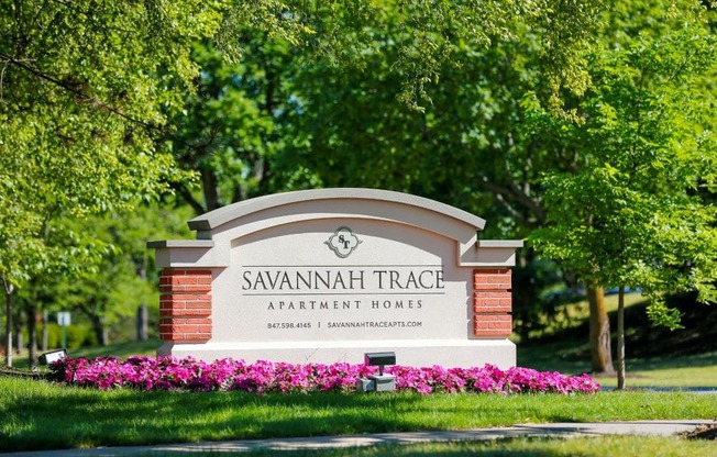 Savannah Trace sign