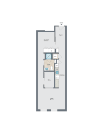 1 bed, 1 bath, 735 sqft, $2,507