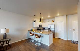 Fitted Kitchen at First Street Lofts in Downtown Bismarck, North Dakota