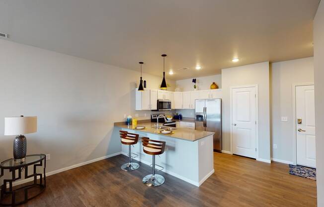 Fitted Kitchen at First Street Lofts in Downtown Bismarck, North Dakota