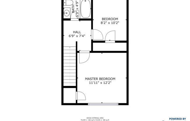 2 beds, 1.5 baths, 772 sqft, $2,900, Unit 12