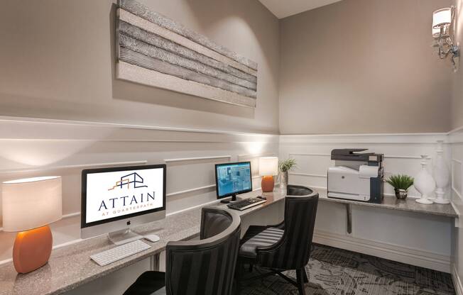 Business Center at Attain at Quarterpath