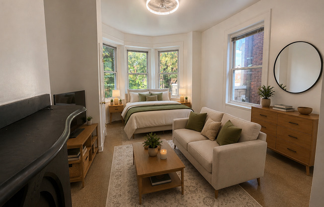 Studio, 1 bath, $1,100, Unit Unit 1