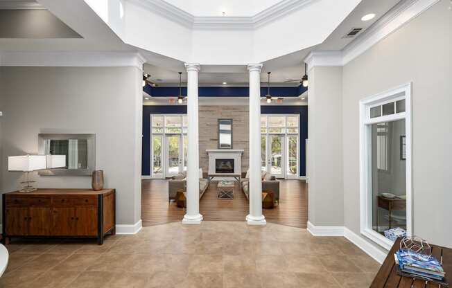 Lobby at Abberly Green Apartment Homes, Mooresville, North Carolina