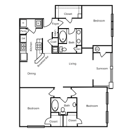 3 beds, 2 baths, 1,512 sqft, $2,180