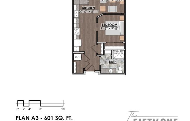 Studio, 1 bath, 595 sqft, $1,235, Unit 214