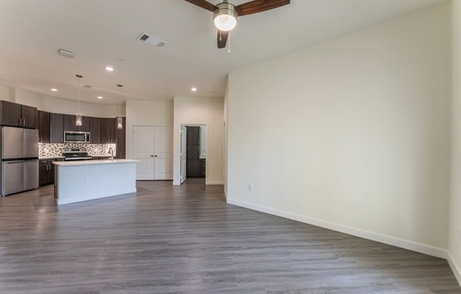 Spacious Living Room at Residences at 3000 Bardin Road, Grand Prairie, TX, 75052