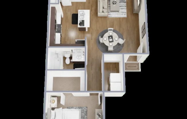 1 bed, 1 bath, 785 sqft, $2,662