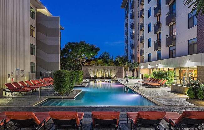 Swimming Pool With Relaxing Sundecks at Berkshire Riverview, Austin, TX