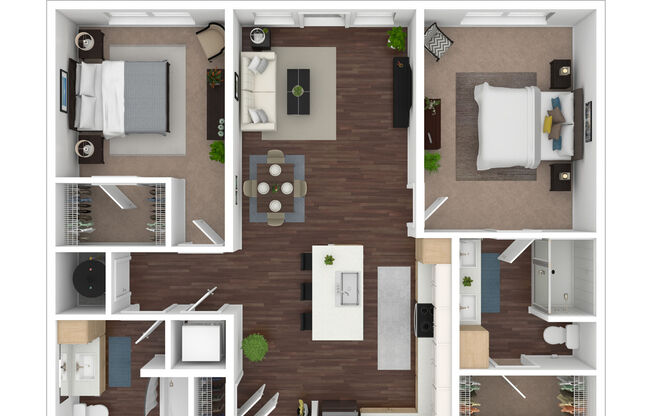 2 beds, 2 baths, 1,026 sqft, $1,915