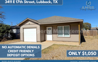 Convenient 3 Bedroom Home In Northeast Lubbock